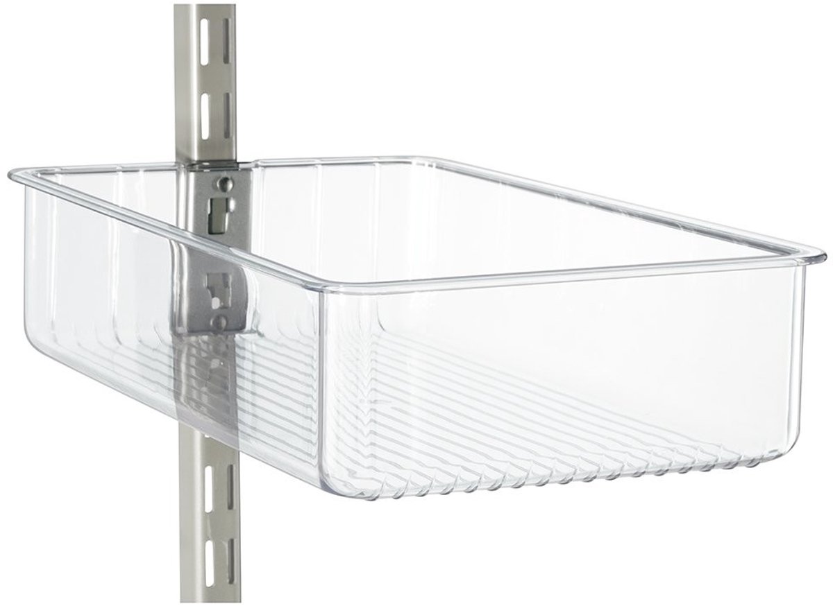 Omgoods - Transparante Rail Bin voor Organisatie