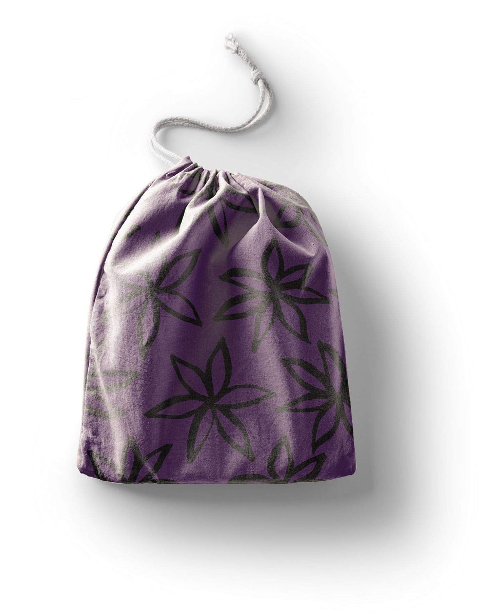 Omgoods - Multicolor Katoenen Boodschappentas met Trekkoord 30x40 cm