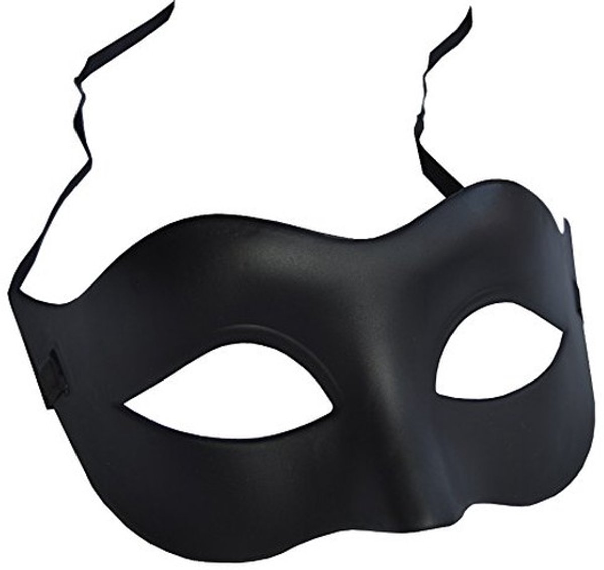 Omgoods - Zwart Matt Classic Venetiaans Masker voor Feestjes