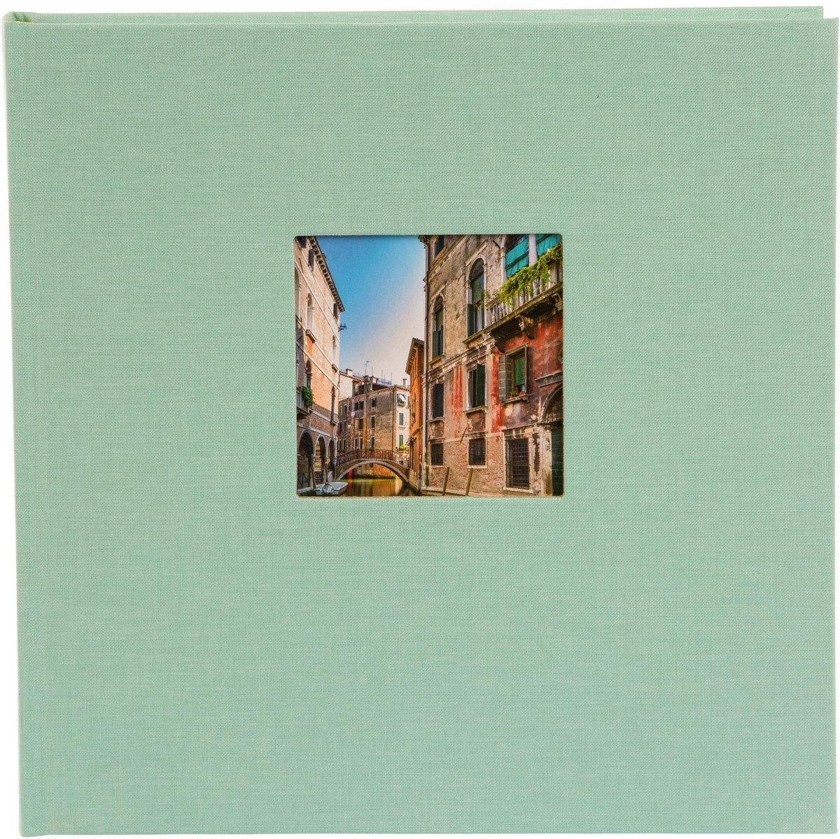 Omgoods - Fotoalbum met Snijramen, Bella Vista Aqua, 25 x 25 cm