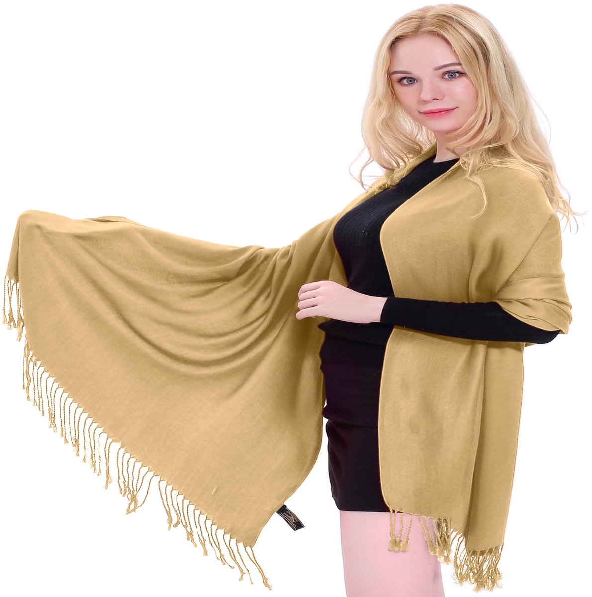 Omgoods - Luxe Pashmina Sjaal in Diverse Kleuren, Hoogwaardige Materialen