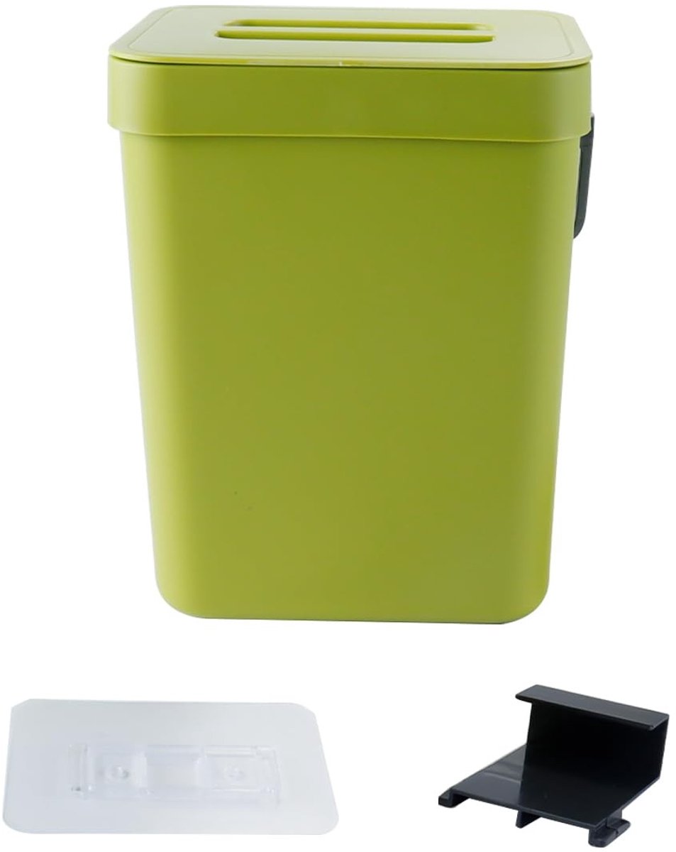 Omgoods - Composteeremmer 3 Liter met Deksel voor Keukenafval