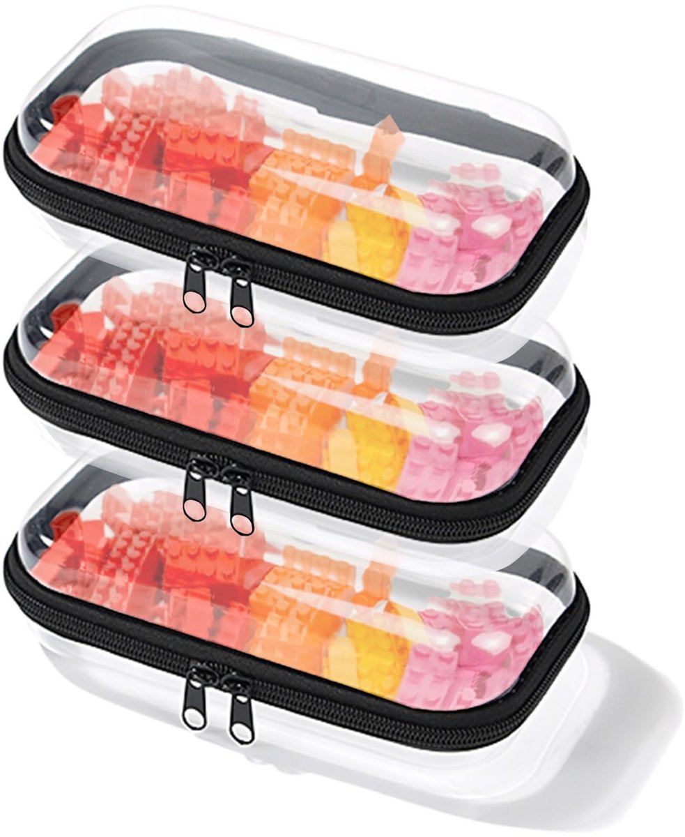 Omgoods - Transparante Dubbele Rits Tas - Waterdichte Toilettas voor Reizen