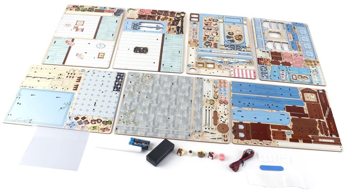 Omgoods - DIY Miniatuur Poppenhuis Bouwkit voor Volwassenen