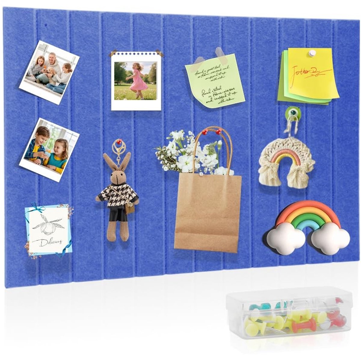 Omgoods - Zelfklevend Vilt Memo Bord voor Foto's en Notities