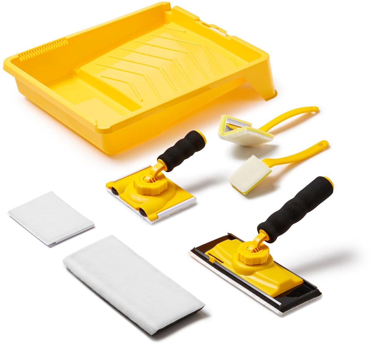 Omgoods - 9 Inch Verf Pad Set met 360° Draaibare Handgreep