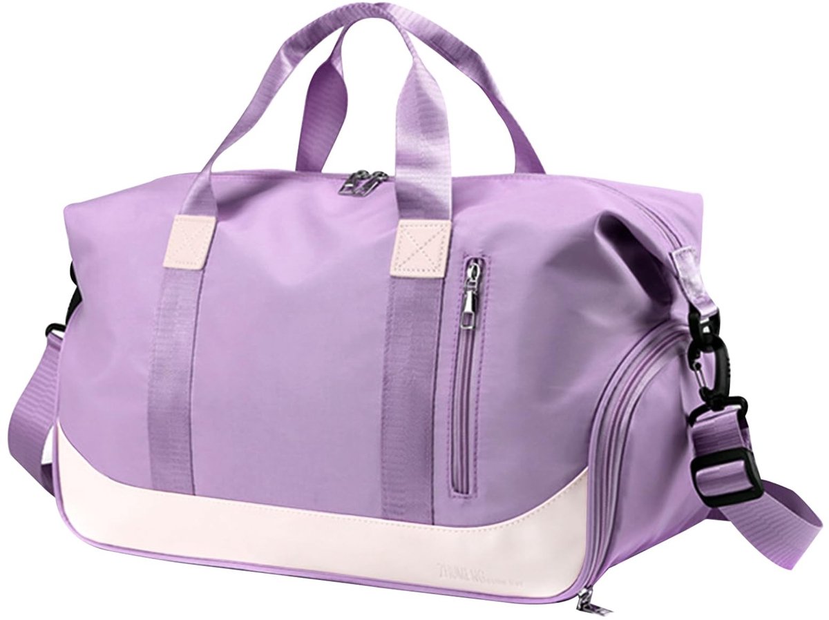 Omgoods - Waterdichte Sporttas met Schoenenvak 35L Paars