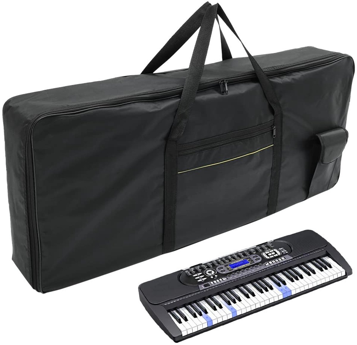 Omgoods- Toetsenbordtas Waterdicht - 61 Toetsen - Oxford Doek - Draaggreep - Opbergtas - 100 cm Lengte - Keyboard Bag