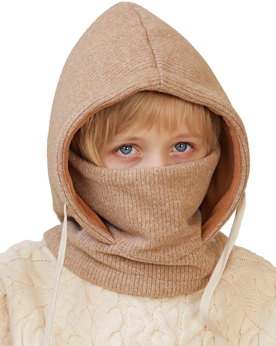 Omgoods - Winter Balaclava voor Kinderen met Hoofddeksel en Sjaal