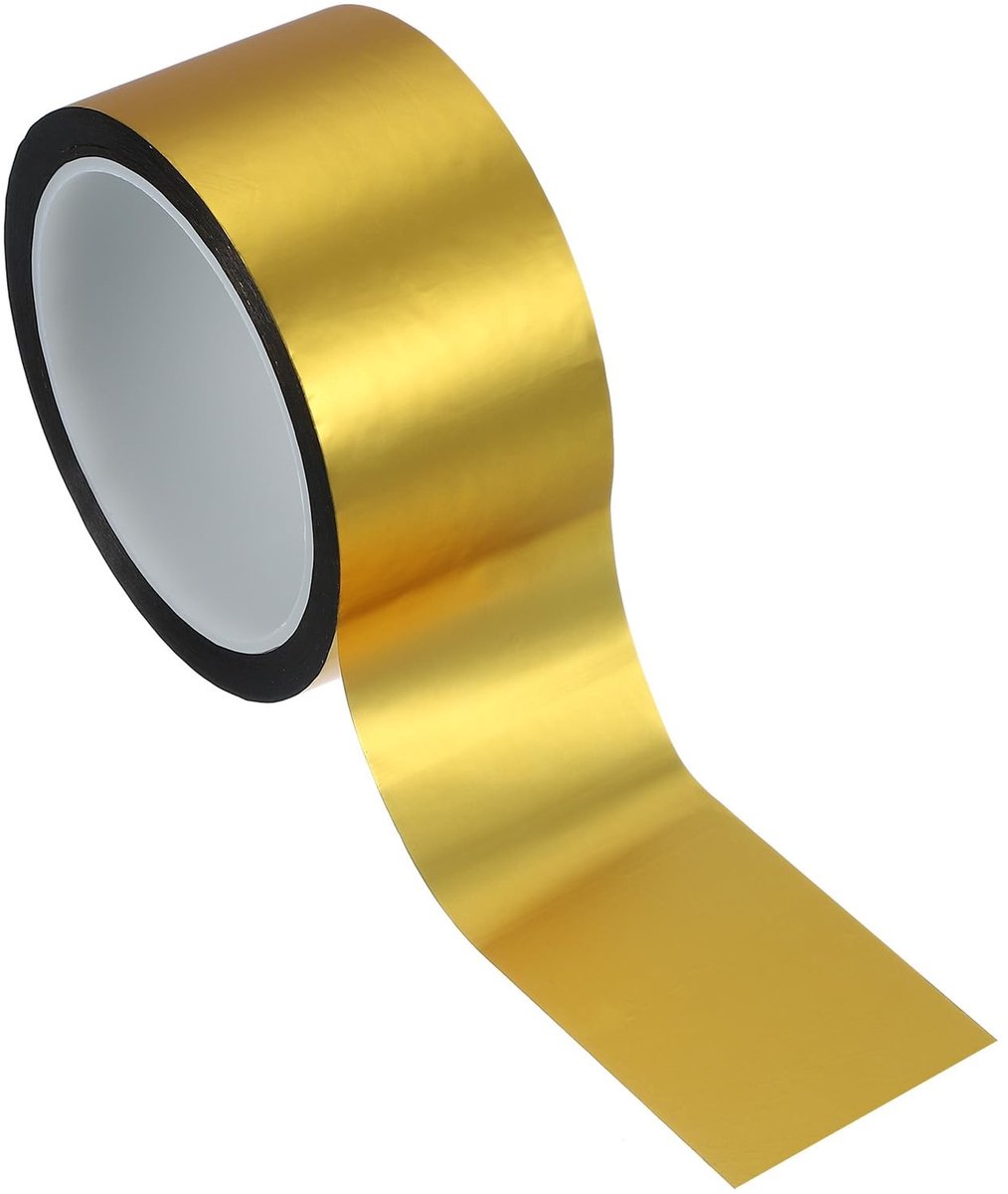 Omgoods - Metallic Decor Tape Matte Goud 50mm x 50m voor Creatieve DIY Projecten