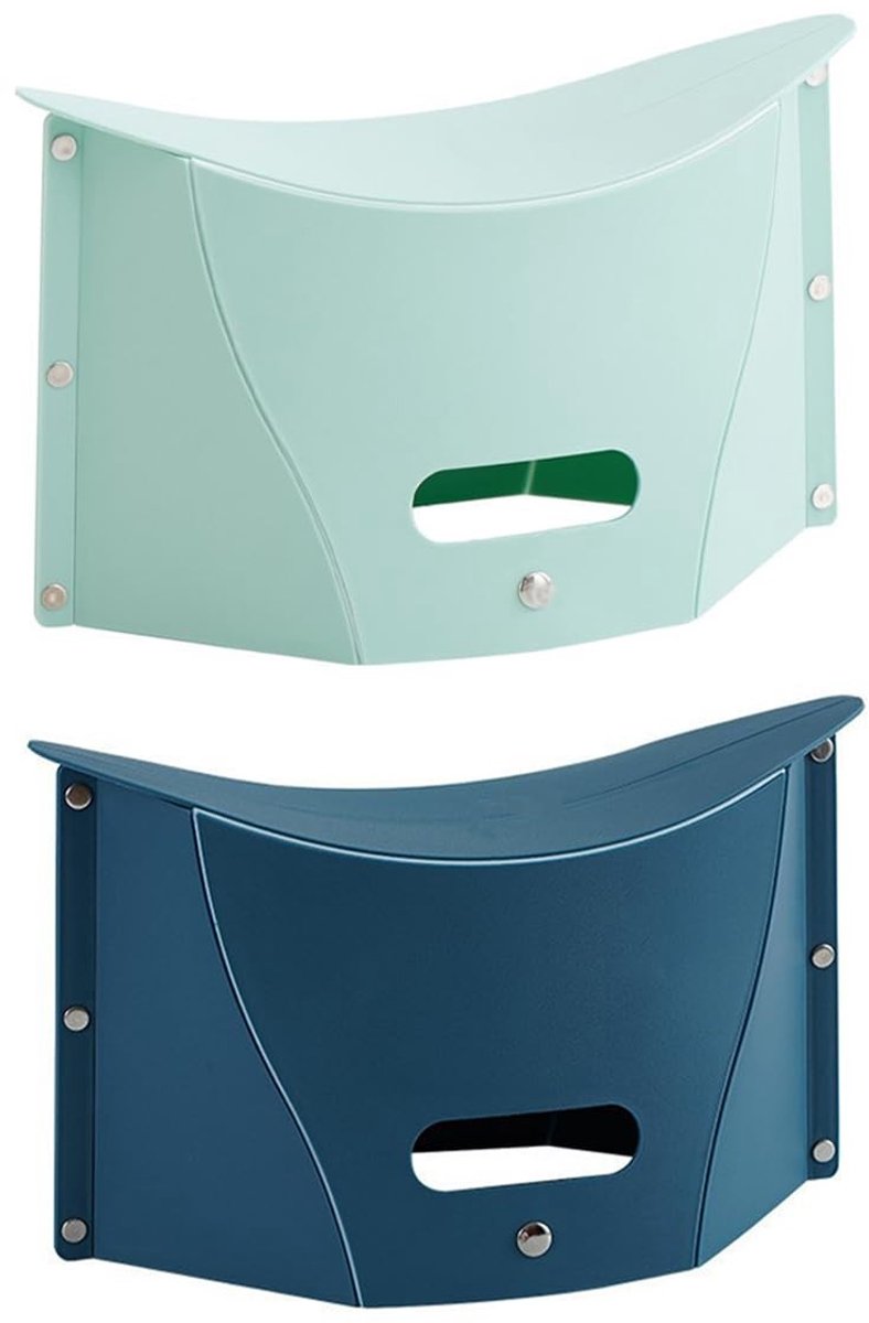 Omgoods - Multifunctionele Opvouwbare Kruk en Draagmand Set van 2