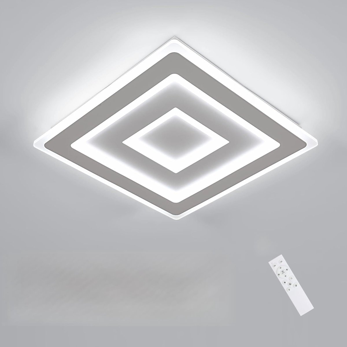 Omgoods - Dimbare LED Plafondlamp met Afstandsbediening en Kleurverandering