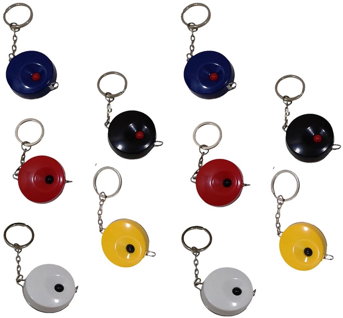 Omgoods - Retractable Meetlint met Sleutelhanger, 150 cm voor Nauwkeurige Metingen