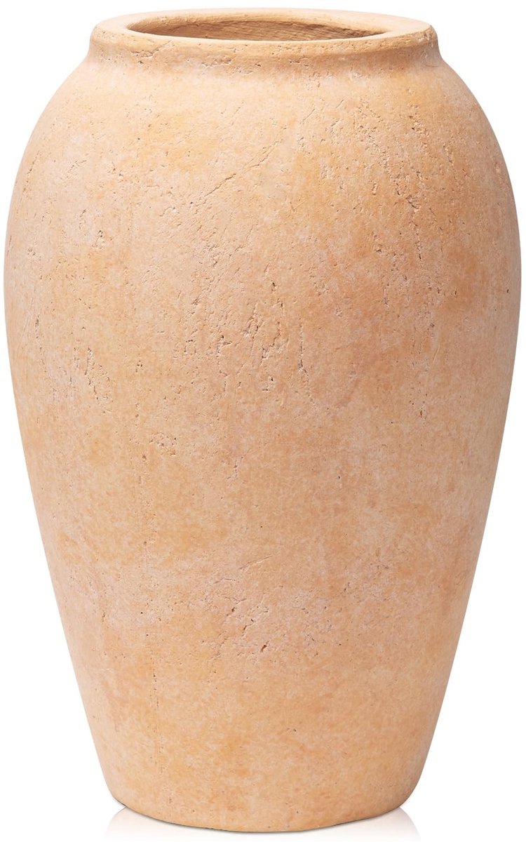 Omgoods - Handgemaakte Terracotta Vaasje 25 cm Hoog
