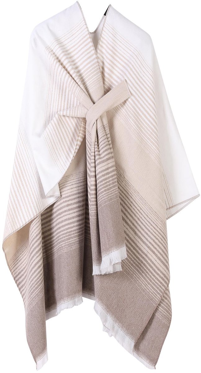 Omgoods - Dames Poncho, Reversible Cape voor Lente en Herfst