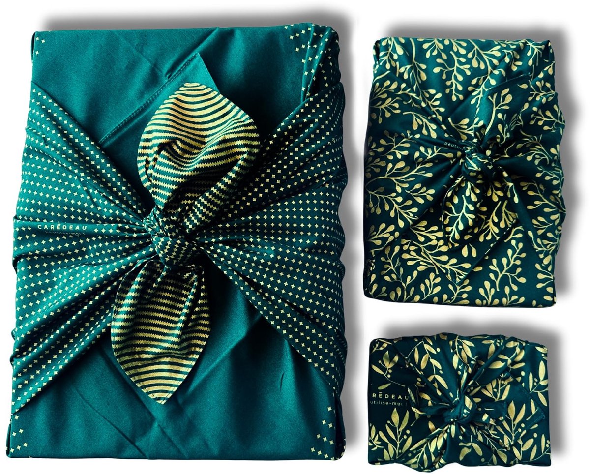 Omgoods - Set van 3 Herbruikbare Cadeaupapier Furoshiki