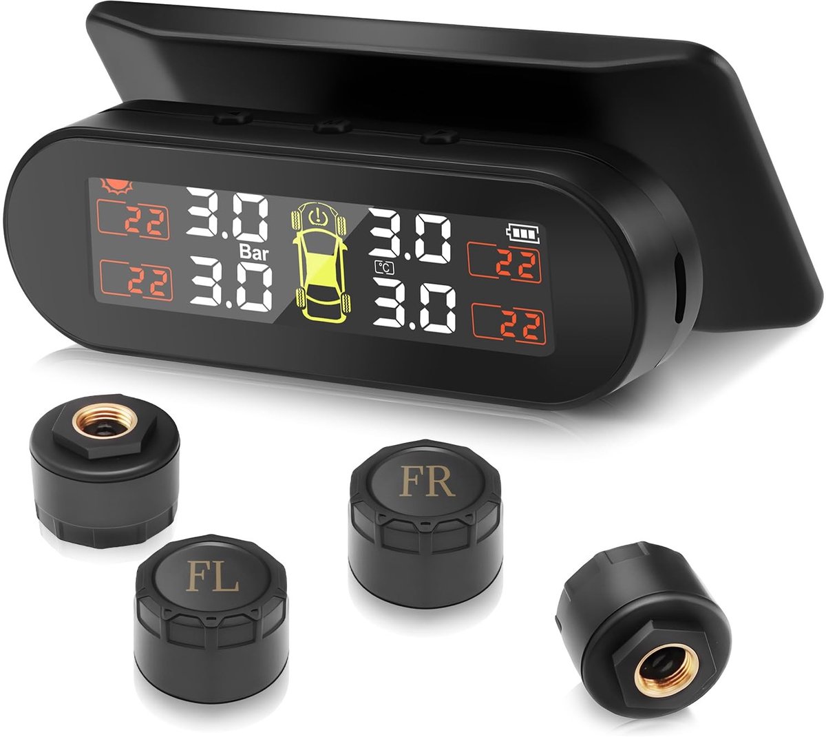 Omgoods - TPMS Tyre Pressure Monitoring Systeem met 4 Sensoren