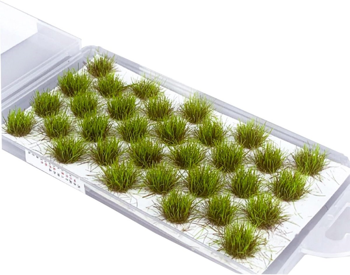 SnelShoppen - Modelbouw Gras Tuinmodel Making Turf Miniatuur Decoratie Statisch Gras Plukken Voor Spoorweg Modellering Diorama Miniatuur (Lente, Zomer