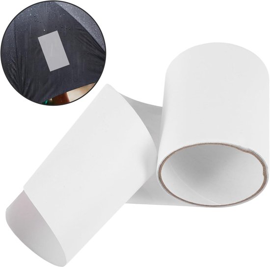 Reparatieset Zelfklevend - Patch Kit - Gaten Dichten - Hoge Hechting - 100 x 10 cm - Wit — afbeelding 3