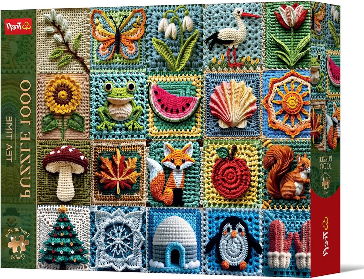 Legpuzzel - Puzzel 1000 stukjes - Ontspanning thuis - Premium Plus Kwaliteit - 683 x 480 mm - Multicolor