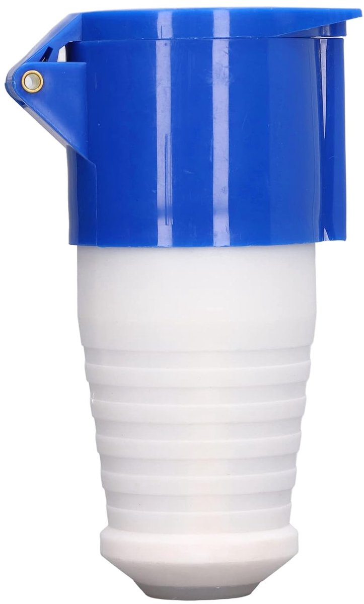 SnelShoppen - Waterdichte 3-polige CEE Stekker 32A IP44 Blauw voor Camping, Tuin, Werkplaats en Brouwerijen