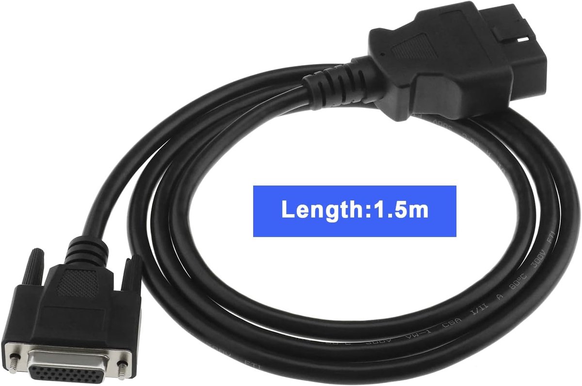 OBD2 16 Pin Male naar 26 Pin Female Kabel - 1,5m - ABS materiaal - Geschikt voor Snap-on SOLUS ULTRA scanner - ShopVlot