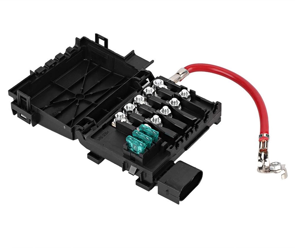 SnelShoppen - Fuse Box Accu Terminal, Auto Fuse Box Accu Terminal 1J0937550a Geschikt Voor Cordoba 6K1 6K2 1999-2002, Hoogwaardige ABS Materiaal, Duur