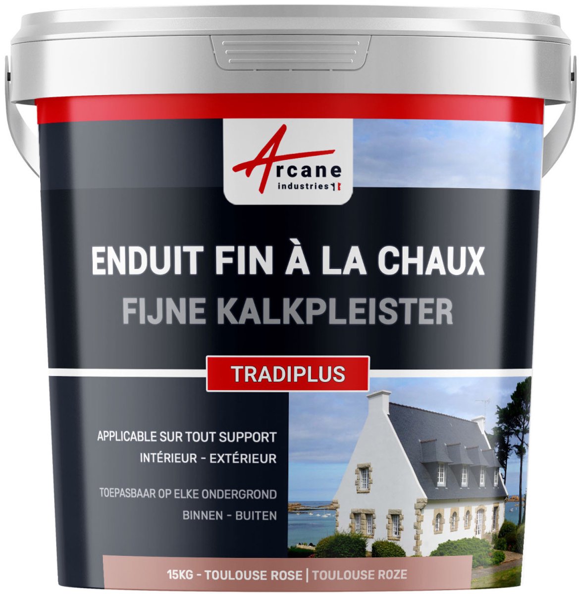 Fijne kalkpleister voor binnen- en buitendecoratie - TRADIPLUS