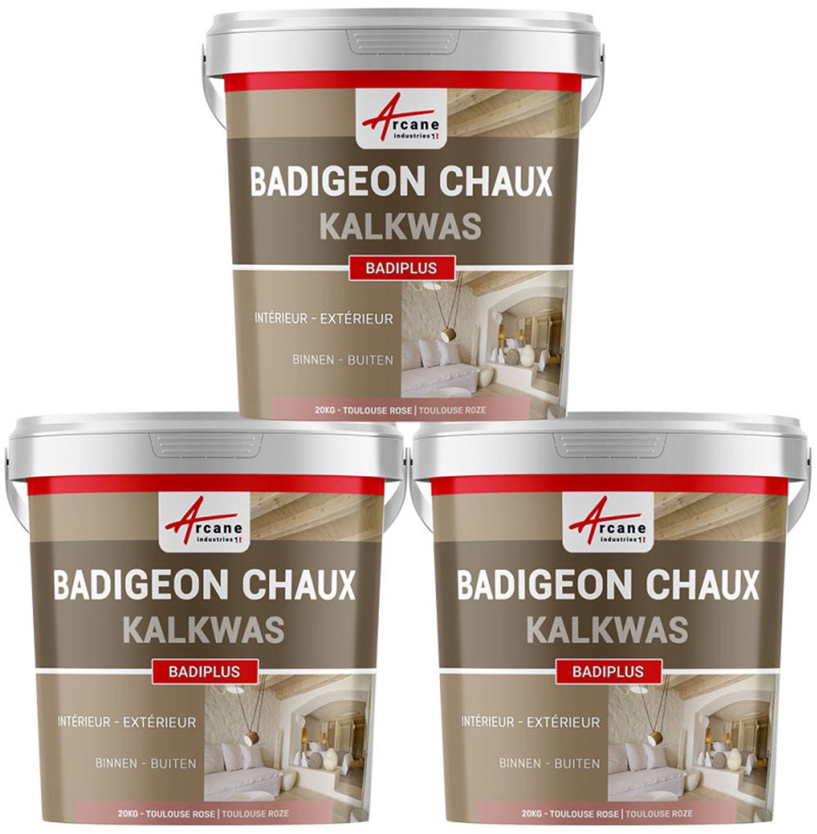 Kalkpleister Binnenmuur en Buitengevel - BADIPLUS
