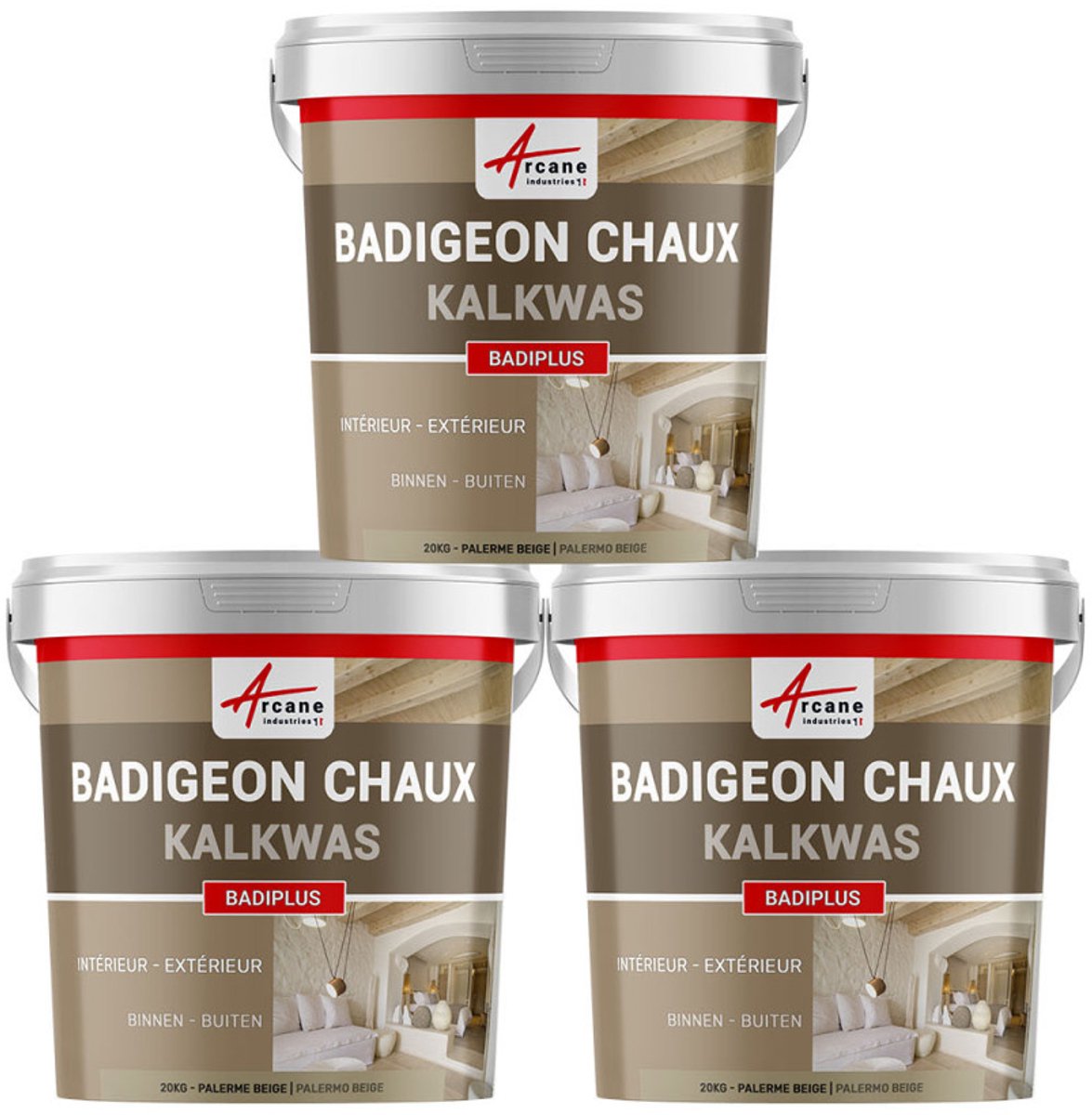 Kalkpleister Binnenmuur en Buitengevel - BADIPLUS
