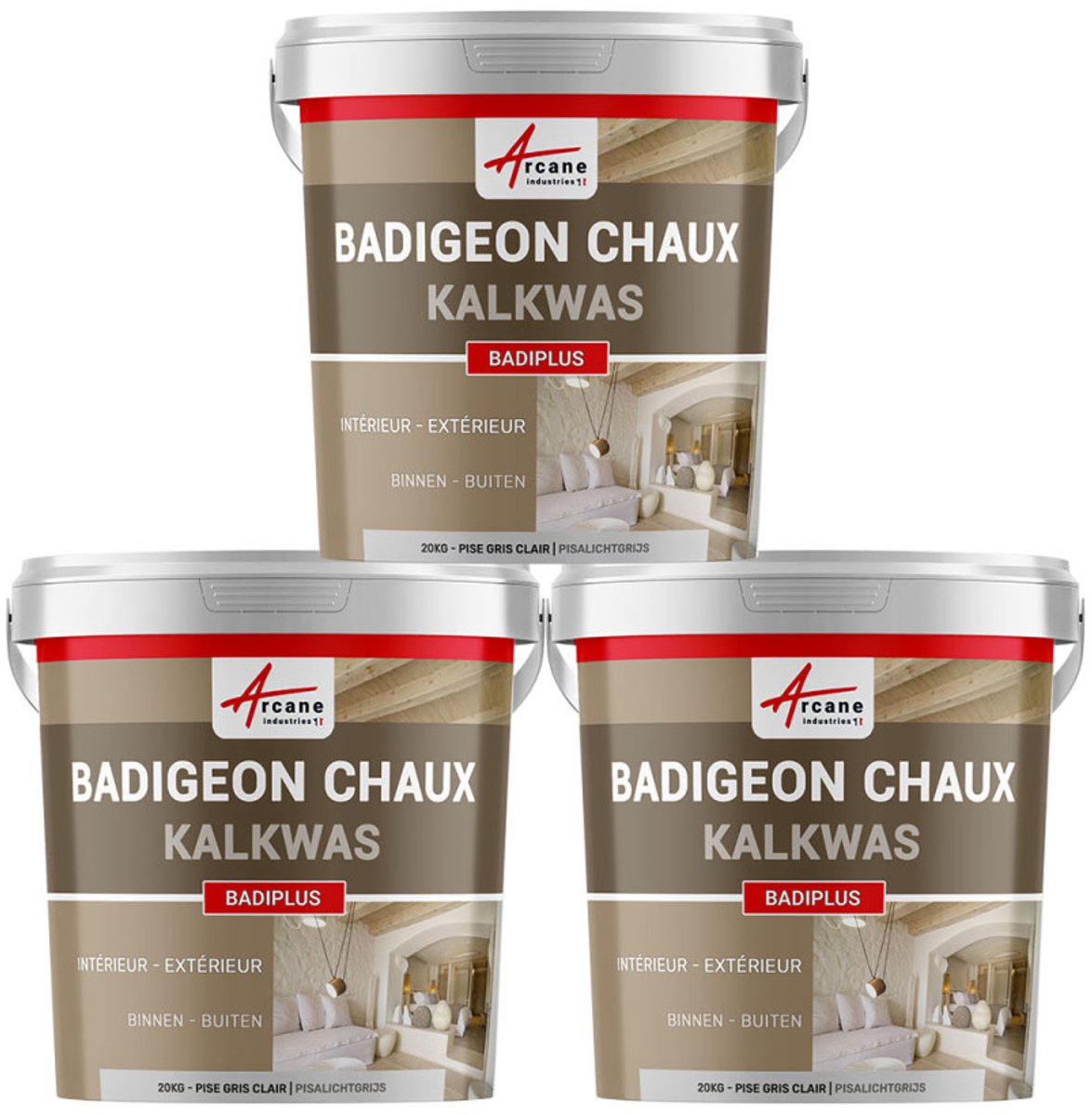 Kalkpleister Binnenmuur en Buitengevel - BADIPLUS