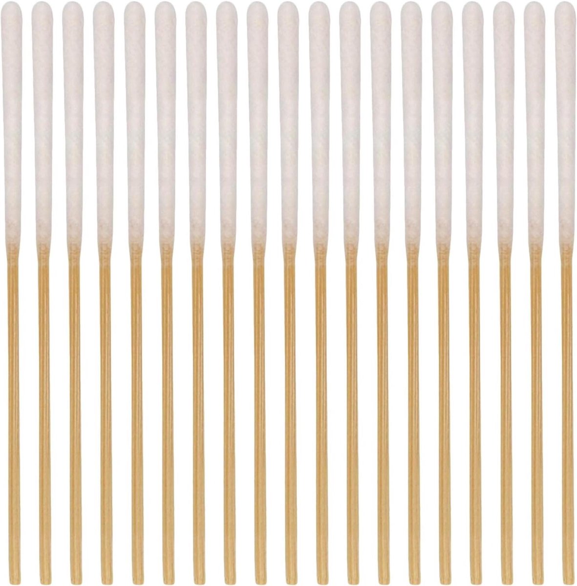 Bamboe Wattenstaafjes - Make-up Wattenstaafjes - Gedetailleerde Make-up - Lange Bamboe Handgreep - 360 Stuks - Beige