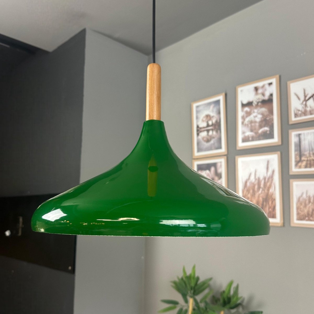 Bamyum Champion hanglamp, industriële Modern stijl, Ø35 cm, oranje metalen lamp