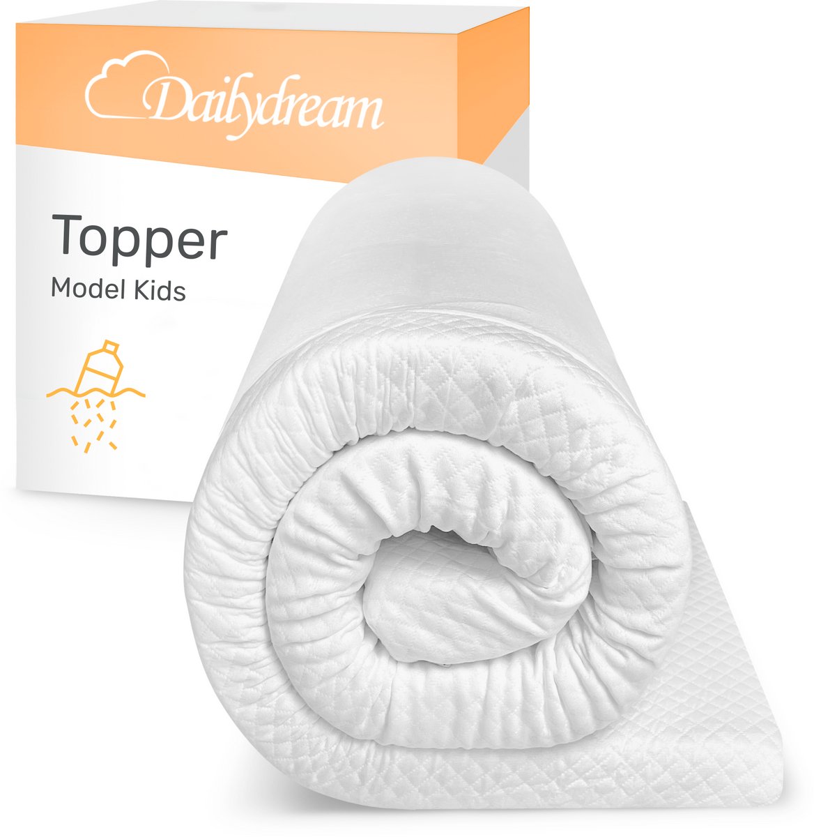 Dailydream topper - Kids topper - Kinder matras - Memory foam - 60x120cm