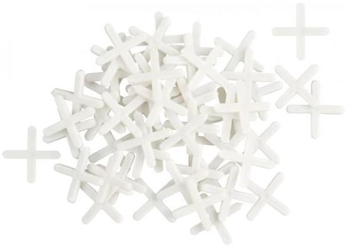 Tegel en Voegkruisjes 2 mm - 200 stuks
