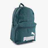 Groene rugzak met wit Puma-logo op de voorkant.