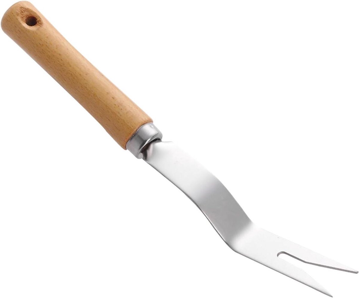 Grasverwijderaar Handmatig - Wortelsteker Onkruid - Onkruid Wieden - Roestvrij Staal - 27 cm - Zilver