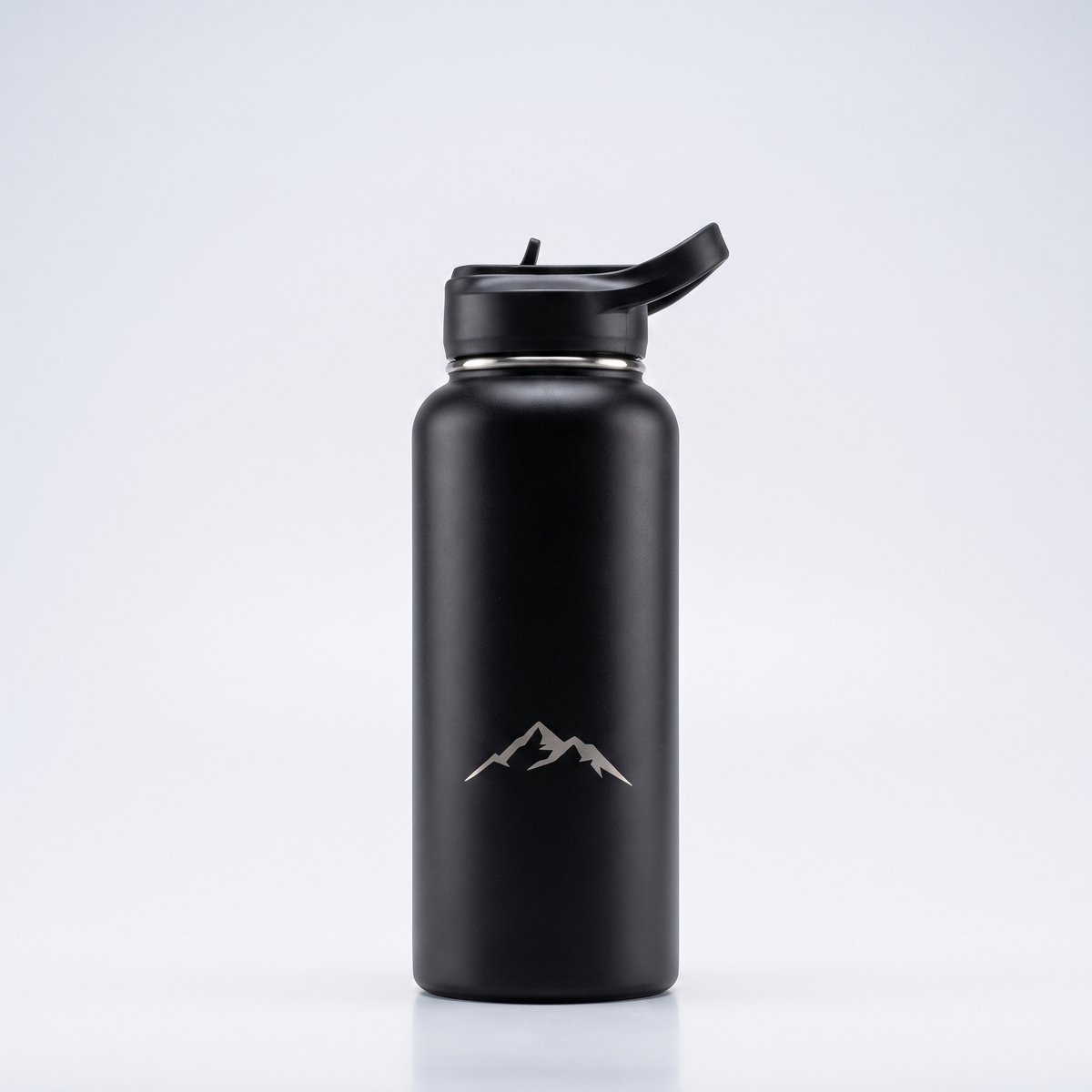 Hydratio Essence Thermosfles 1 Liter Zwart – Drinkfles 1 Liter RVS Dubbelwandig – Waterfles 1 Liter Lekvrij & BPA-Vrij – Isoleerfles 24 Uur Koud 12 Uur Warm – Grote Thermoskan Travel Mug – Sport School Werk Outdoor – Midnight Black thumbnail 3