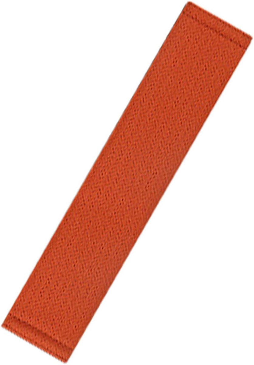 Gordelhoes Auto - Schouderriemhoes Gordelkussen - Comfortabel Rijden - Geventileerd Ademend Materiaal - 31 x 6 cm - Oranje