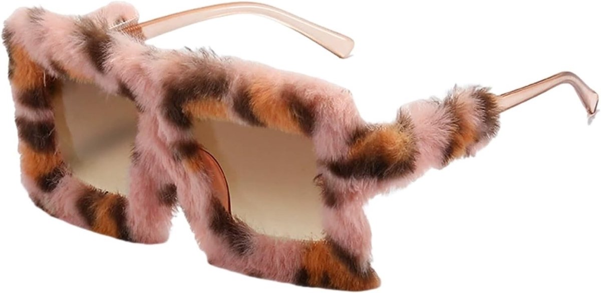 Extra grote pluche zonnebril voor maskeradefeesten, schattige kostuumaccessoires en fotoshoot props
