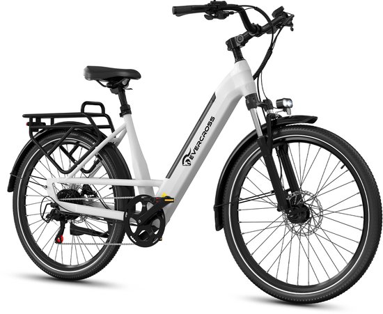 EVERCROSS EK25 Elektrische Fiets - 27.5 x 2.35 Inch - 36V 13Ah Accu - App & NFC - Koppelsensor - 7 Versnellingen - Wit van EVERCROSS — afbeelding 5