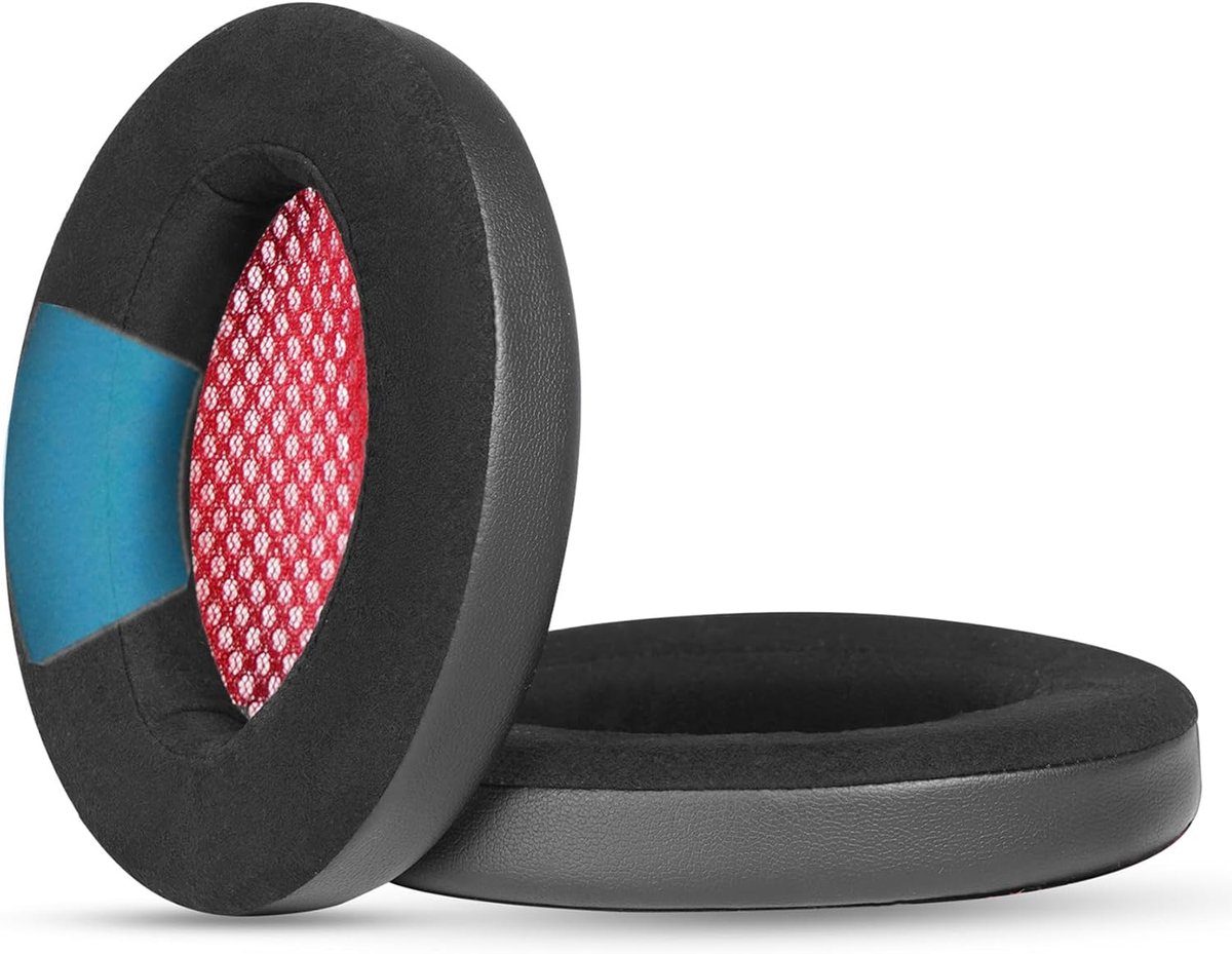 SnelShoppen - Vervangende Oorkussens Geschikt voor T+A Solitaire P/Solitaire P-SE Hoofdtelefoon - Microfiber Leer Oorkappen - Verbeterde Geluidsisolat