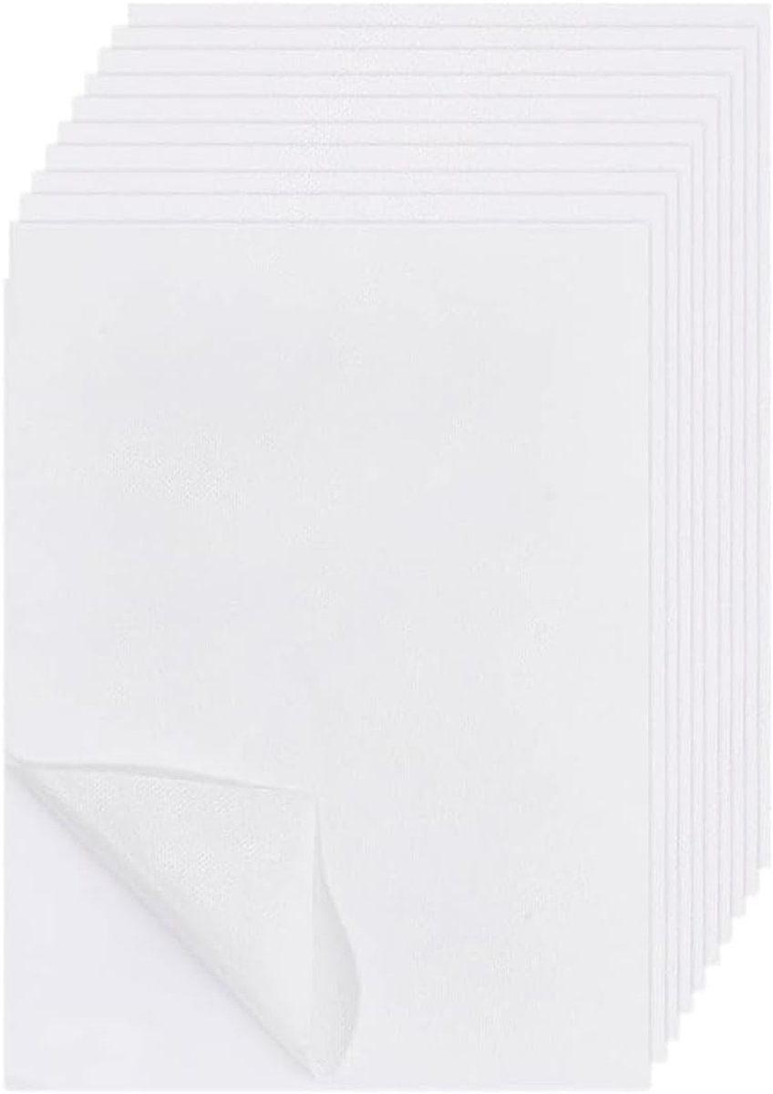 Borduurpapier 10 Vel 20x15cm - Oplosbaar Wateroplosbaar - Stevige Ondersteuning - Voor Borduren op Textiel - SnelShoppen
