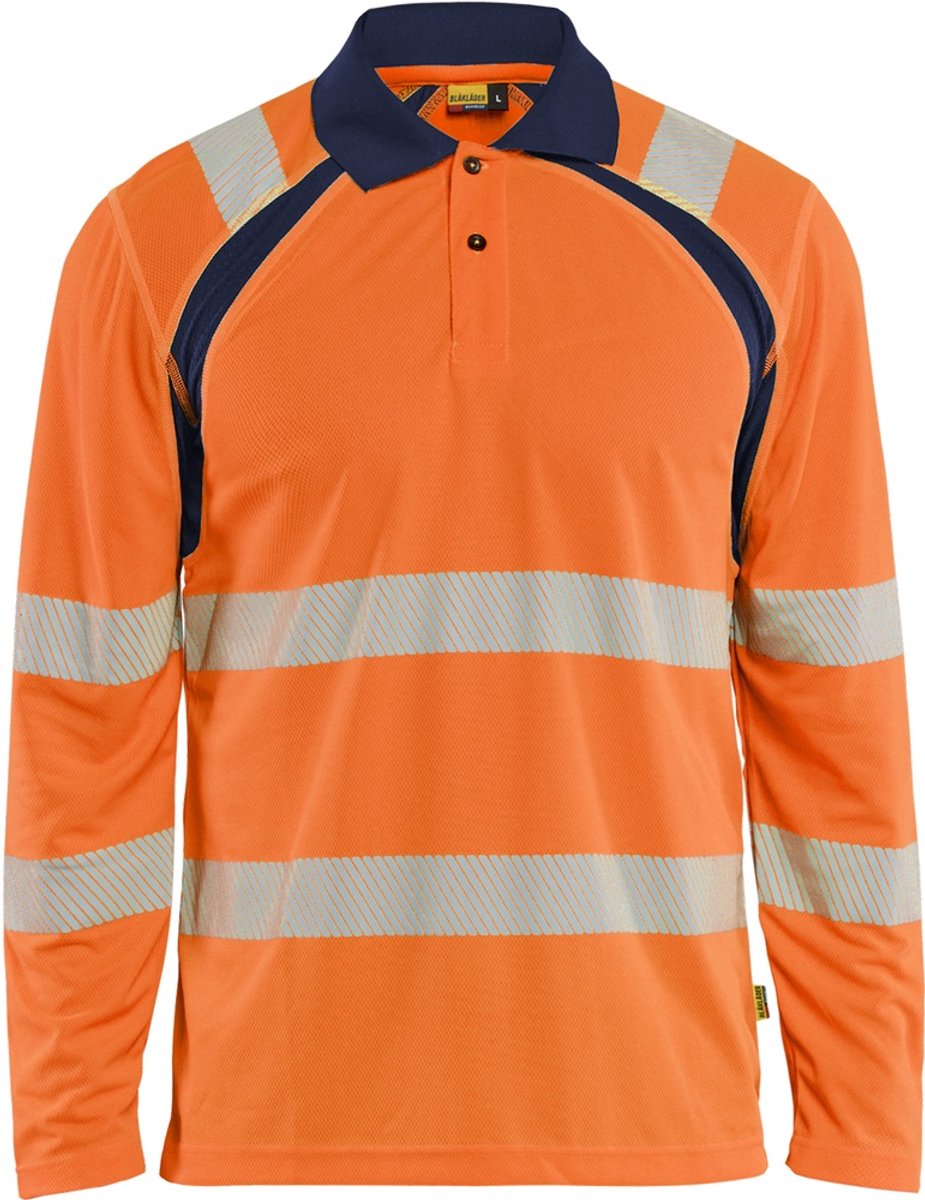 Blåkläder High Vis UV-poloshirt met lange mouwen 35981013