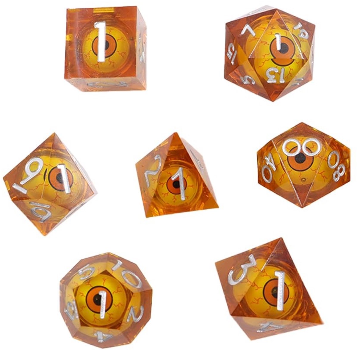 Omgoods - DND Dobbelstenen Set met Geschenktas voor Rollenspellen