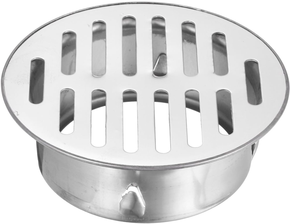 Omgoods - RVS Afvoerputdeksel 4.8 Inch voor Buiten en Keuken