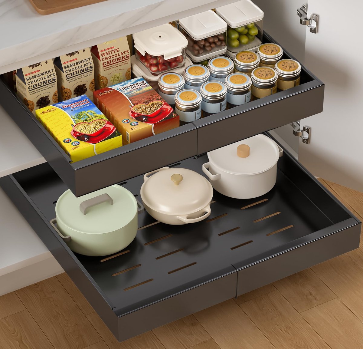 Omgoods - Uittrekbare Keukenlade Organizer voor Kasten