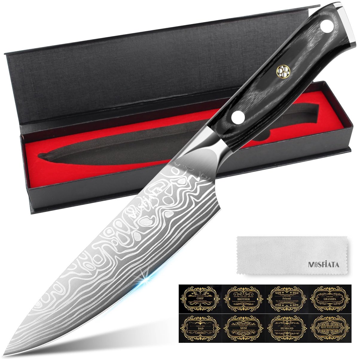 Omgoods - Keukenmes 6 Inch Roestvrij Staal