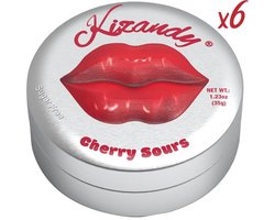 Kizandy - Suikervrije zuurtjes - cherry - tinnen verpakking