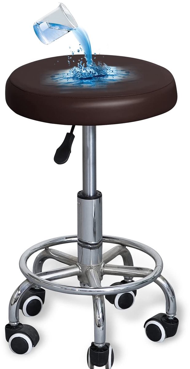 Omgoods - Waterdichte Ronde Stoelcover Set van 4 voor Barstoelen